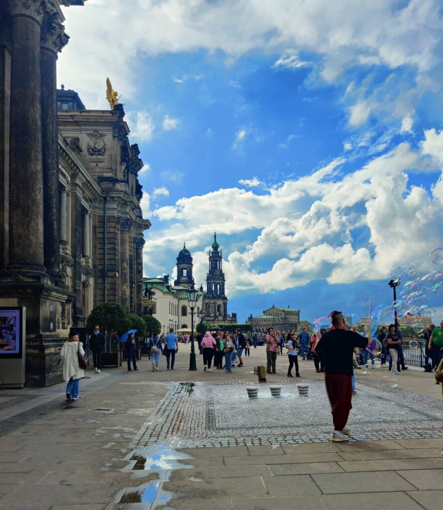 Sachsen Dresden Brühlsche Terrasse